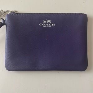 COACH Leather Wristlet
